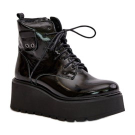 Botki Model Zazoo 60499 Black Skóra - Step in style czarne