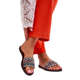 Sandał Klapki Model Bellisa CK270P Black - Step in style czarne