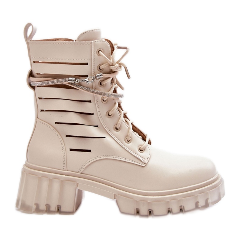 Botki Workery Model Rocky D8109 Beige - Step in style beżowy