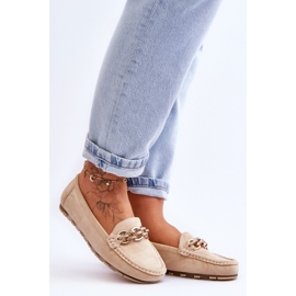 Mokasyny Model Sorento JU053 Beige - Step in style beżowy
