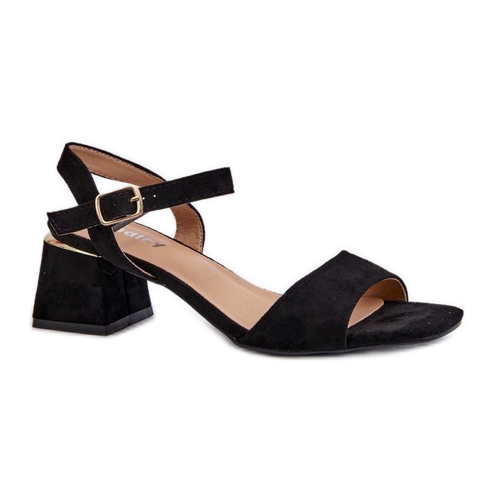 Sandały Model Leisha LT33-10 Black - Step in style czarne