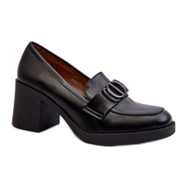 Półbuty Model Nedarea RMR2394D-4 Black - Step in style czarne
