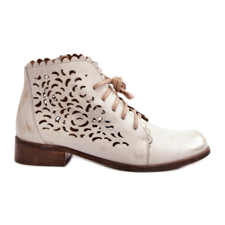 Botki Model Zazoo 2871/004 Gold - Step in style żółte