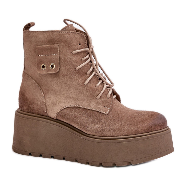 Botki Model Zazoo 60499 Beige - Step in style beżowy