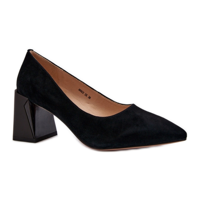 Czółenka Model Alessyndra 66602 Black - Step in style czarne