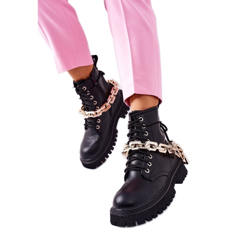 Botki Model Grail 8533 Black - Step in style czarne