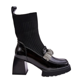 Botki Model Da MR870-41 Black - Step in style czarne