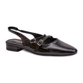 Baleriny Model Bialettia YK-05 Black - Step in style czarne