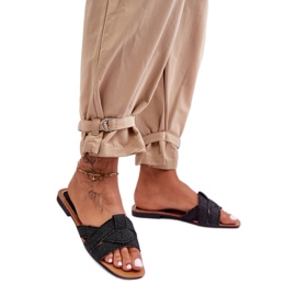 Sandał Klapki Model Aversa W-112 Black - Step in style czarne