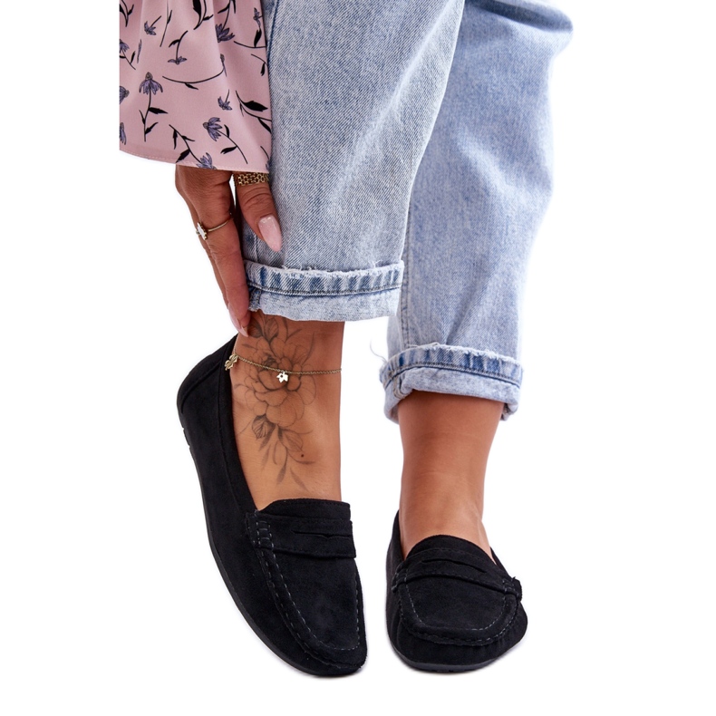 Mokasyny Model Lenvie FT245 Black - Step in style czarne