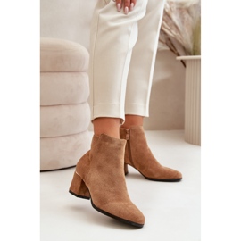 Botki Model Sairis 2774 Camel - Step in style brązowe