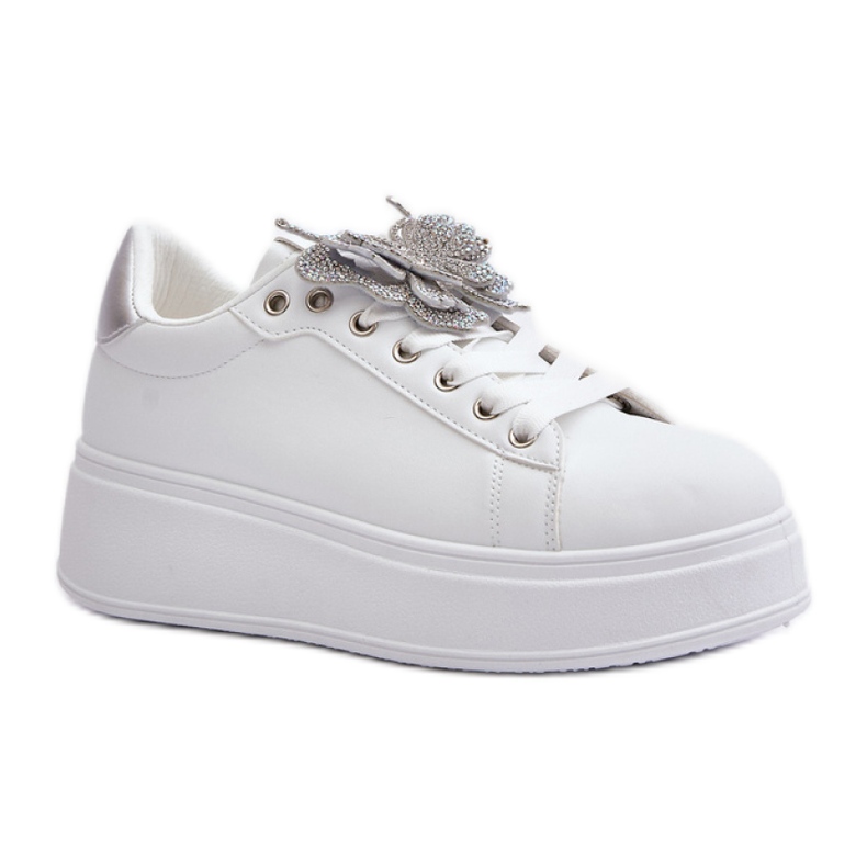 Buty Sportowe Model Naritevia YY-23 White/Silver - Step in style białe