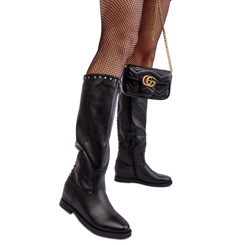 Kozaki Model Bevitis HQ5027 Black - Step in style czarne