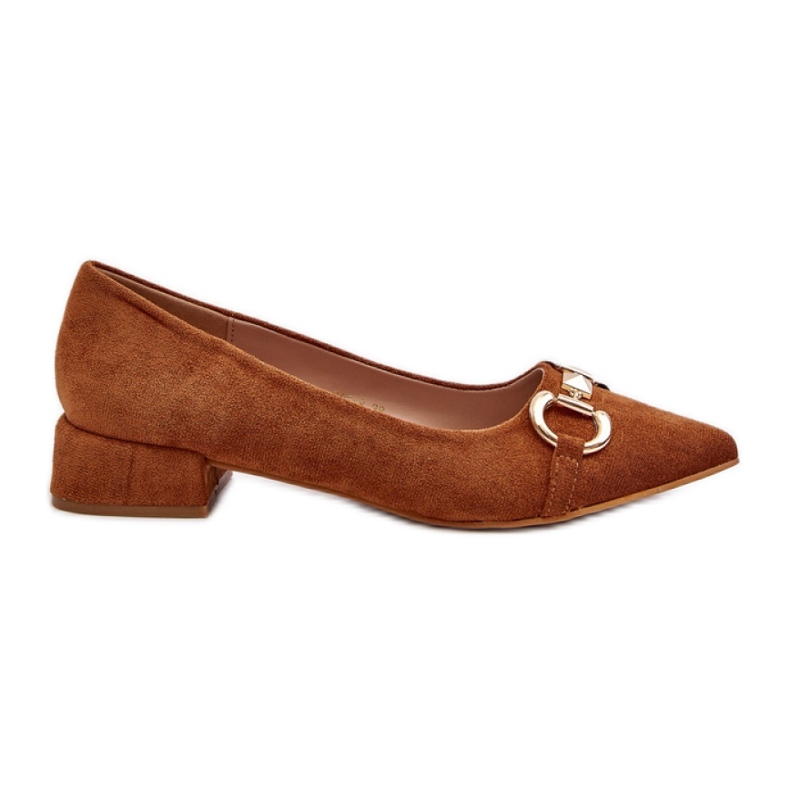Baleriny Model Ethere 868-8 Camel - Step in style brązowe