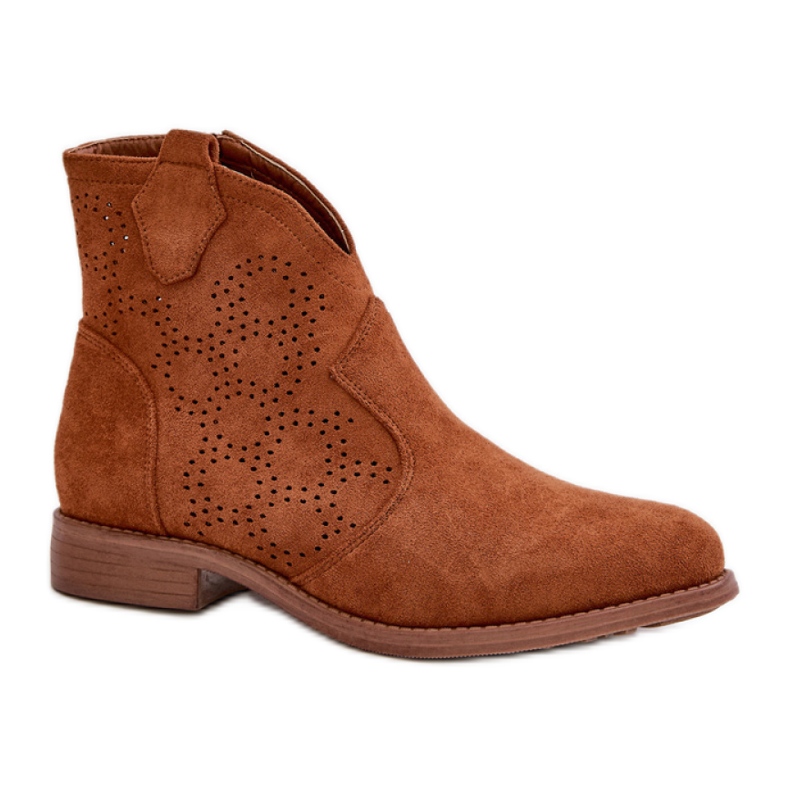 Botki Model S.Barski HY42-151 Camel - Step in style brązowe