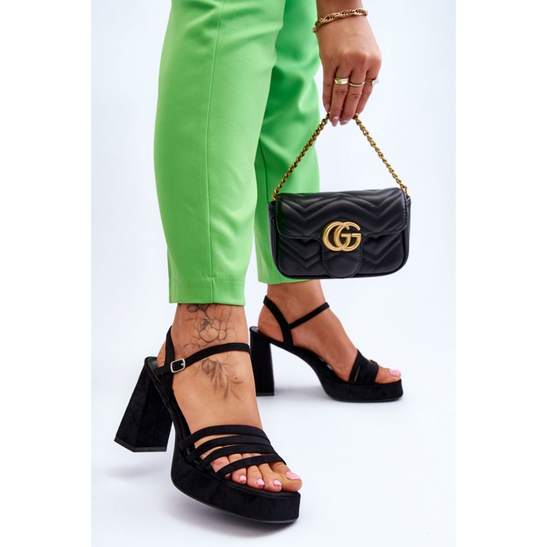 Sandały Model Verda ZY222 Black - Step in style czarne