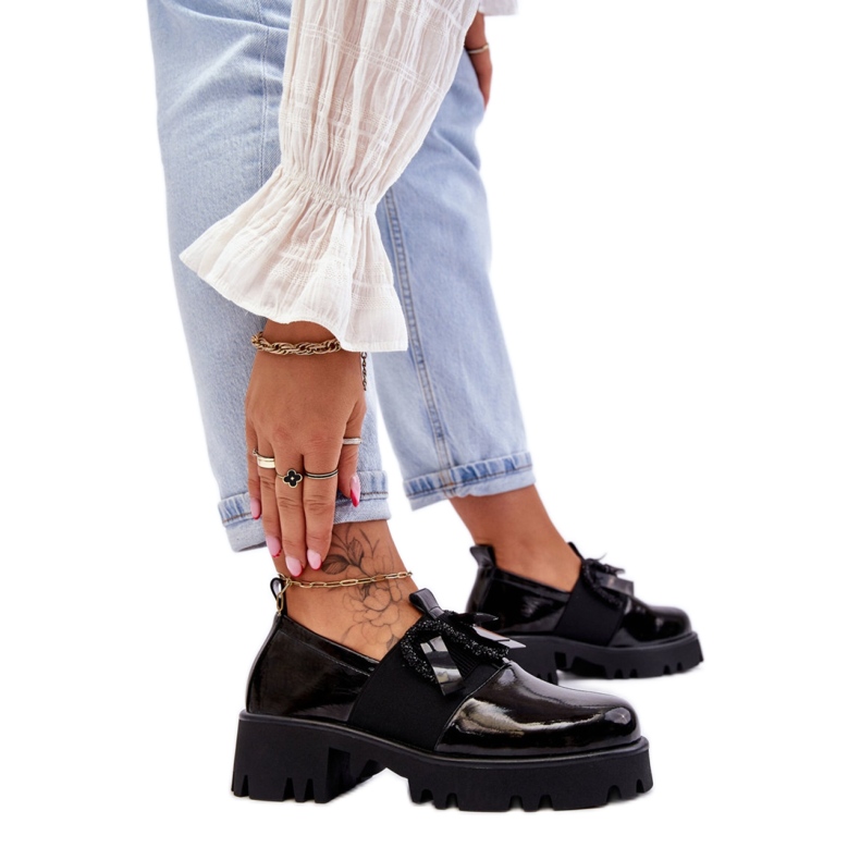 Półbuty Model Keily MR-Y85 Black - Step in style czarne