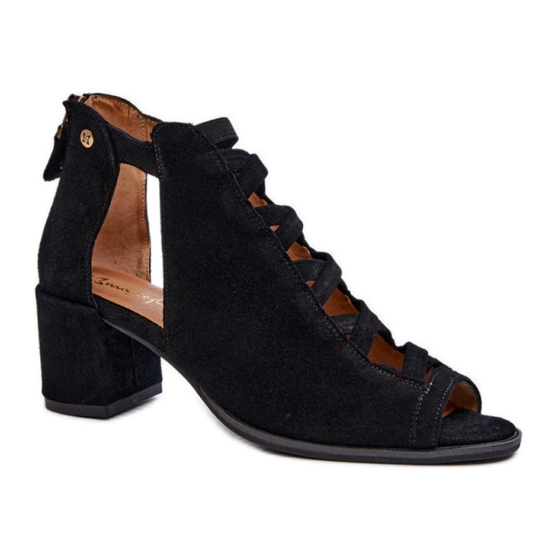 Sandały Model Maciejka 06456-01 Black - Step in style czarne