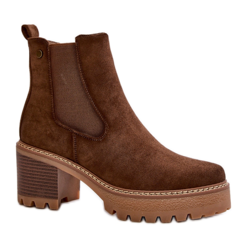 Botki Model Irissinae KE217 Brown - Step in style brązowe
