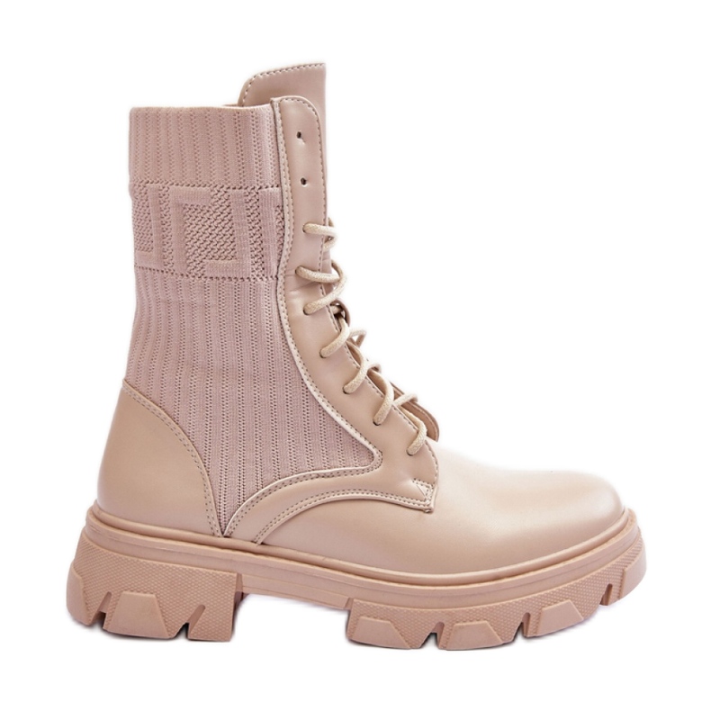 Botki Workery Model Marlissa A9513 Beige - Step in style beżowy