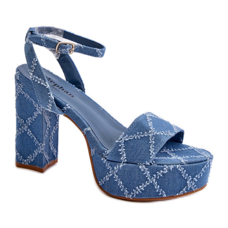 Sandały Model Acrana JA-49 Blue - Step in style niebieskie