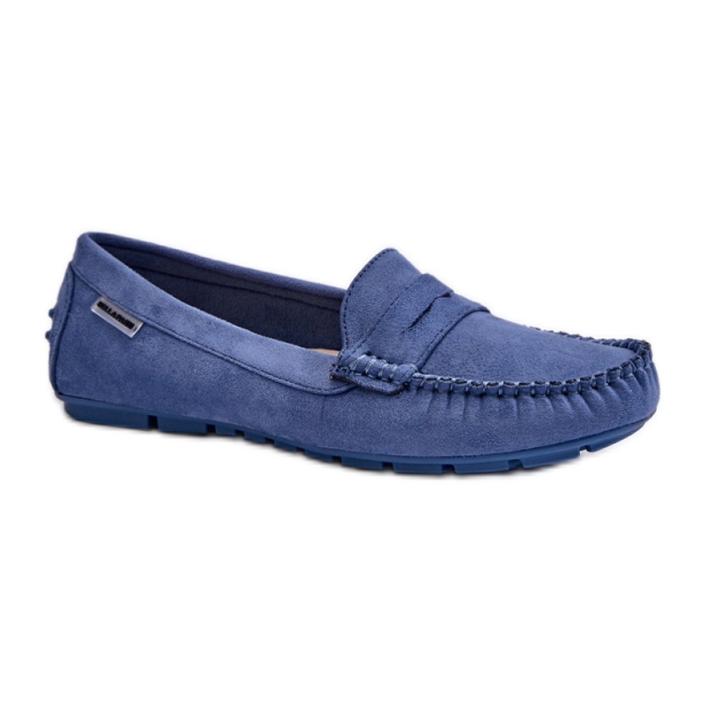 Mokasyny Model Rerceria HH712-47/HH712D-47 Blue - Step in style niebieskie
