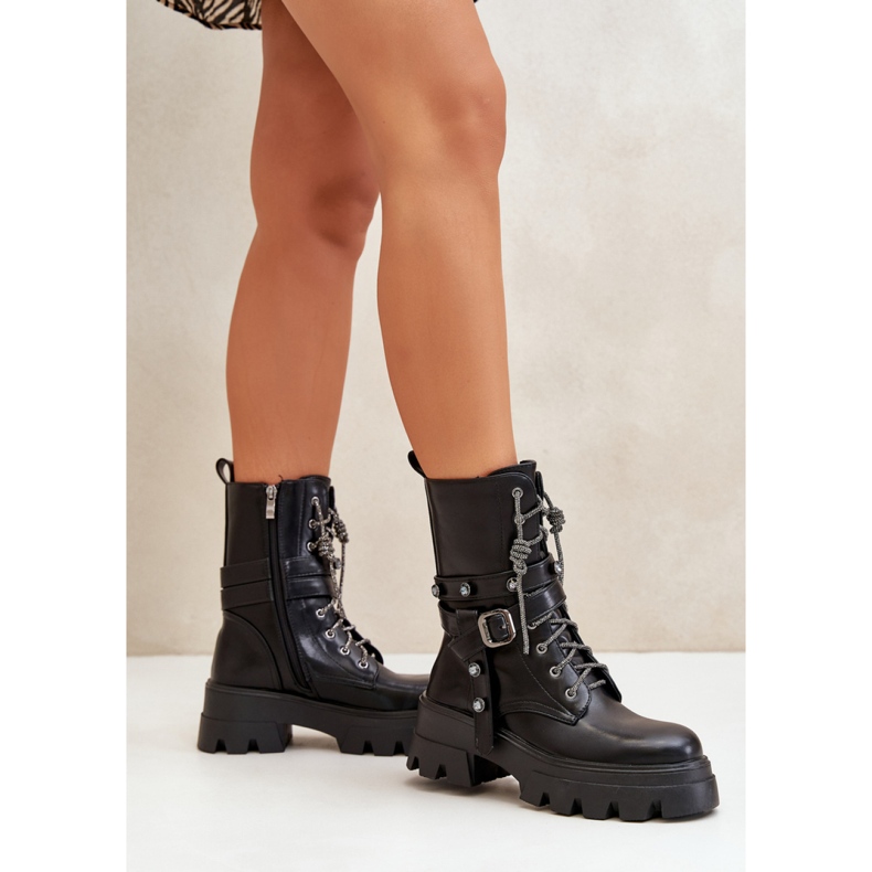 Workery Model Berivana CLS-322 Black - Step in style czarne