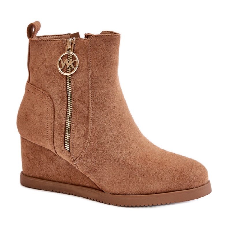 Botki Model Leretha YY-78 Camel - Step in style brązowe