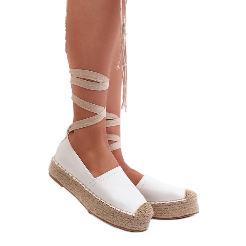 Espadryle Model Tailesse C-285 White - Step in style białe