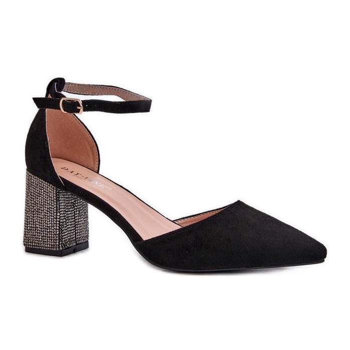 Czółenka Model Anlitela 8338-252 Black - Step in style czarne