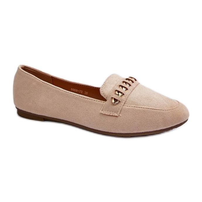 Mokasyny Model Aredilla 9988-73 Beige - Step in style beżowy