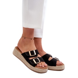 Sandał Klapki Model C-315 Black czarne