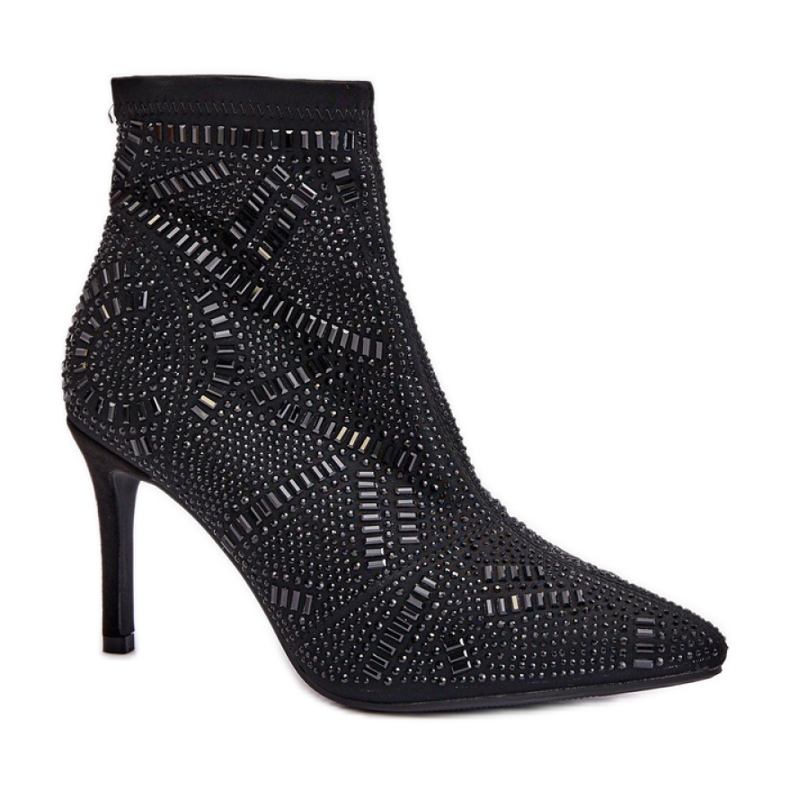 Botki S.Barski HY42-161 Black czarne