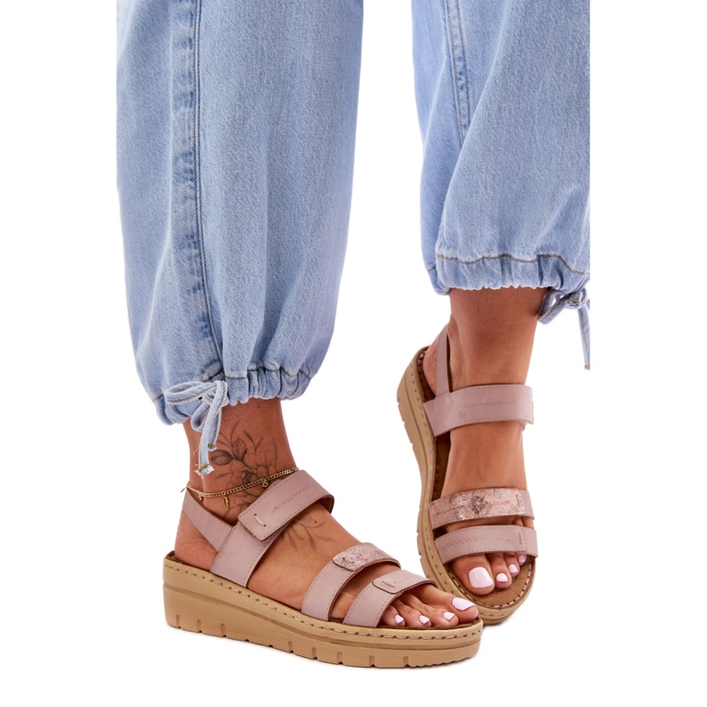 Sandały Model Fresh Look 23-46011 Pink - Step in style różowe