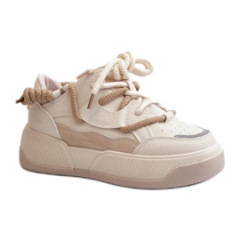 Buty Sportowe Model VL232P Beige beżowy
