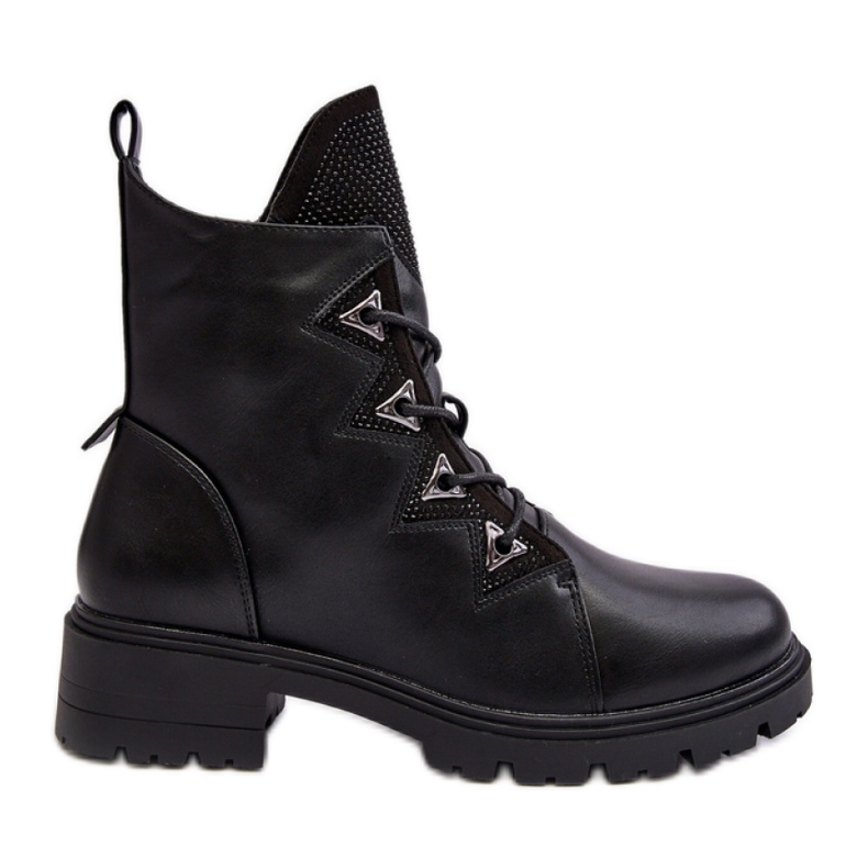 Botki Model S.Barski HY93-52A Black czarne