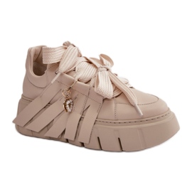 Buty Sportowe Model CheBello Beige beżowy