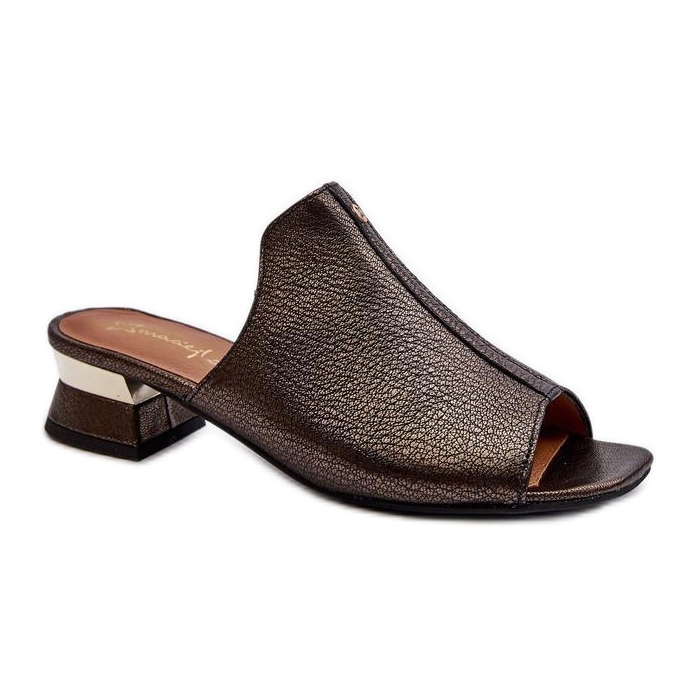 Sandał Klapki Maciejka 06360-20 Grafit czarne