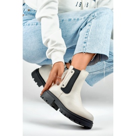 Sztyblety Model 250004BE-PU Light Beige - PRIMO beżowy