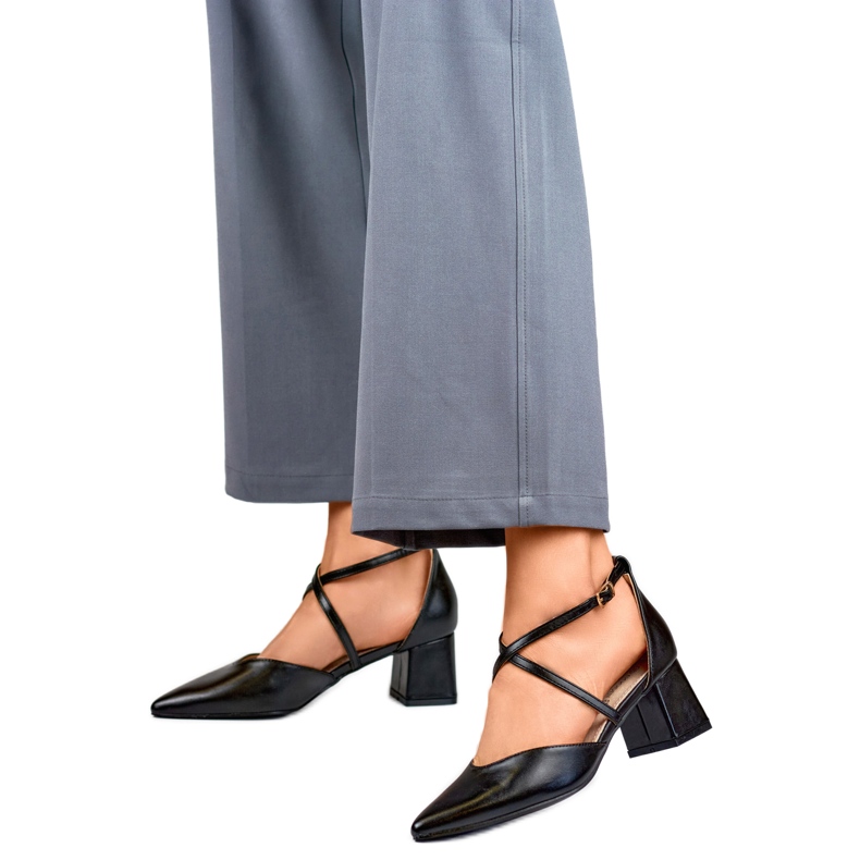 Czółenka Damskie GD-FL1150B czarne