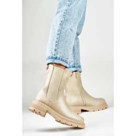 Botki Model DES906BE Beige - PRIMO beżowy