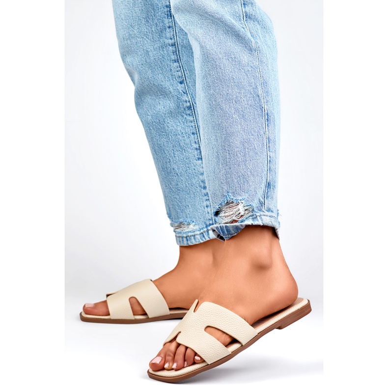 Sandał Klapki Model MTBL06BE Beige - PRIMO beżowy