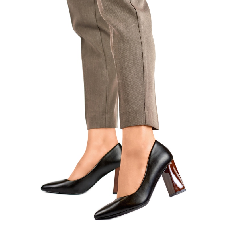 Czółenka Damskie GD-FL486A-B czarne