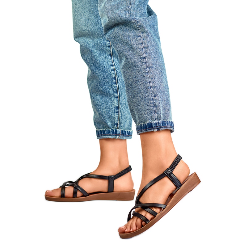 Sandały Damskie PS07B Czarne