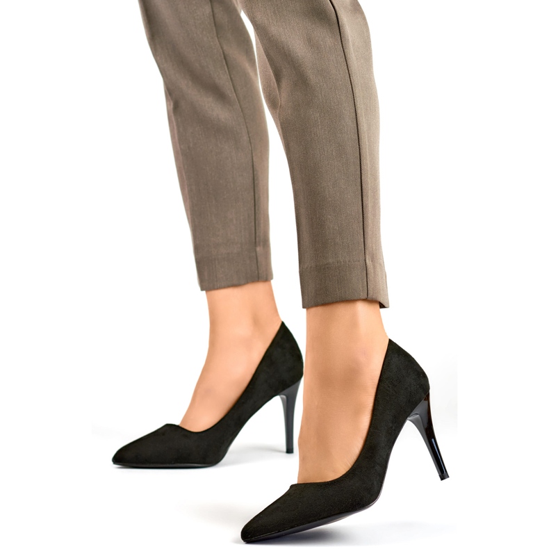 Szpilki Damskie Klasyczne B0-202B czarne