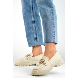 Półbuty Model S8320-2BR Beige - PRIMO beżowy