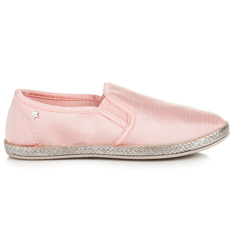 Balada Espadryle Slip On różowe