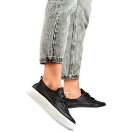 Trampki Model 777-1B Black - PRIMO czarne