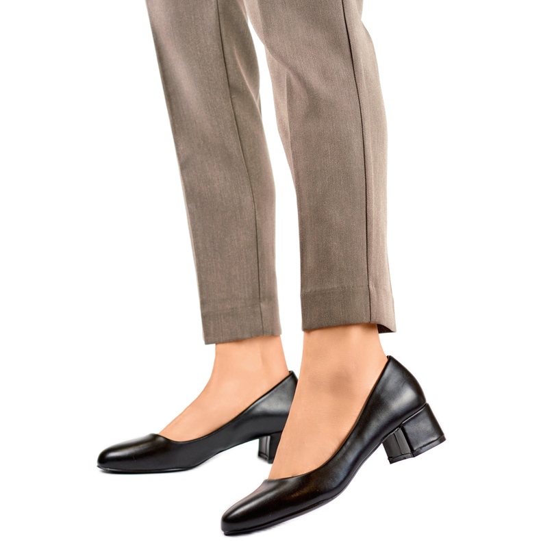 Czółenka Damskie GD-FL490A-B czarne