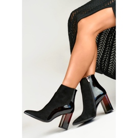 Botki Model GD-FL2047B Black - PRIMO czarne